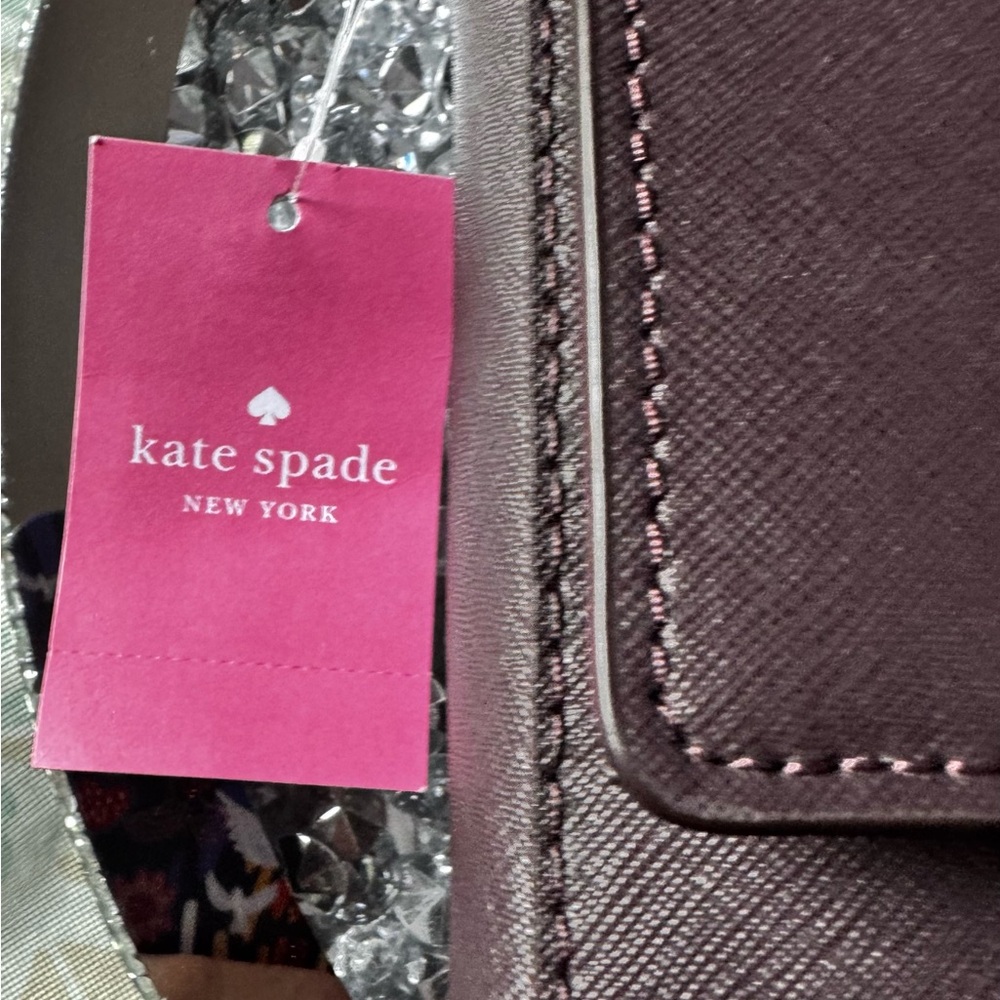 Kate Spade Brown Crossbody Bag Minimalist Design - Picture 7 of 11
